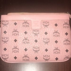 Pink MCM Pouch